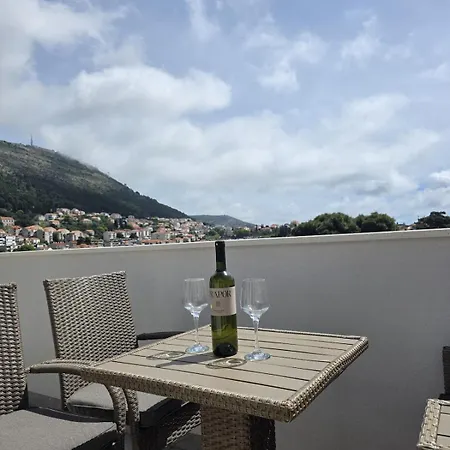Sea View Penthouse Terrace And Balkon شقة دوبروفينك