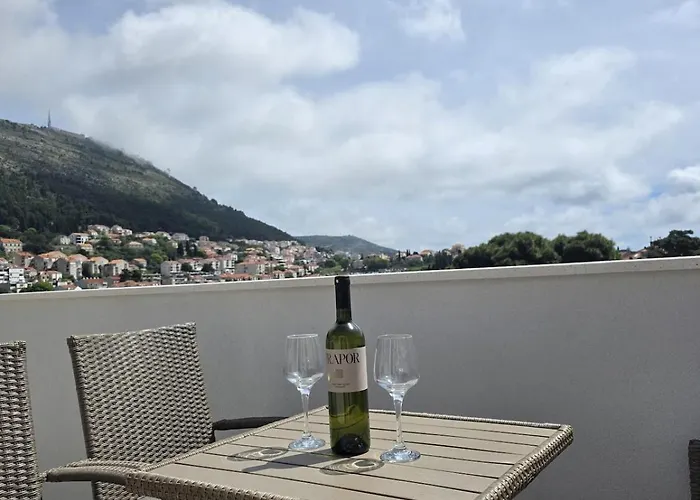 Sea View Penthouse Terrace And Balkon Appartement Dubrovnik